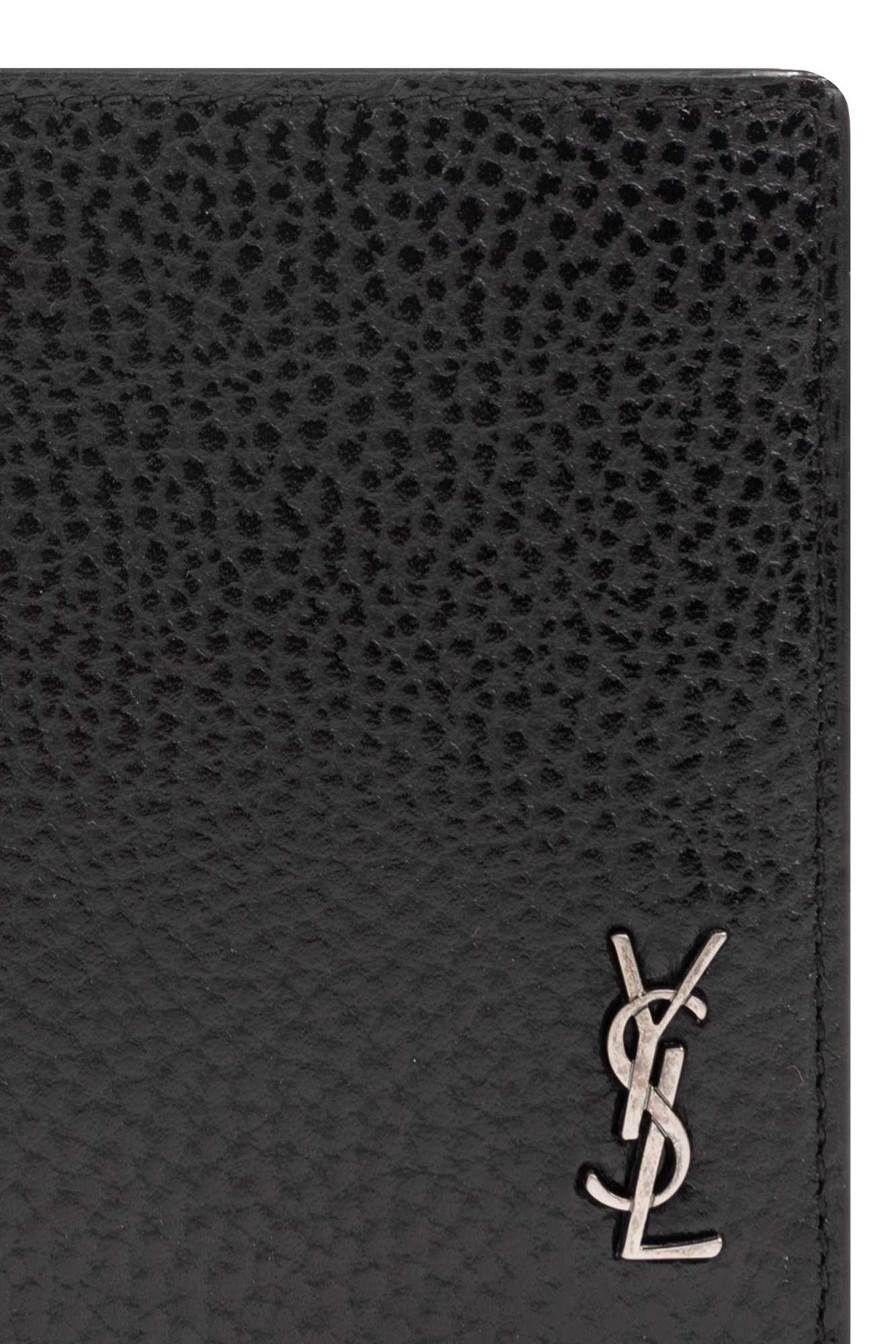 折りたたみ財布 Saint Laurent Black Vertical Bi-Fold Wallet Black Bifold wallet with logo Saint Laurent - Vitkac AS